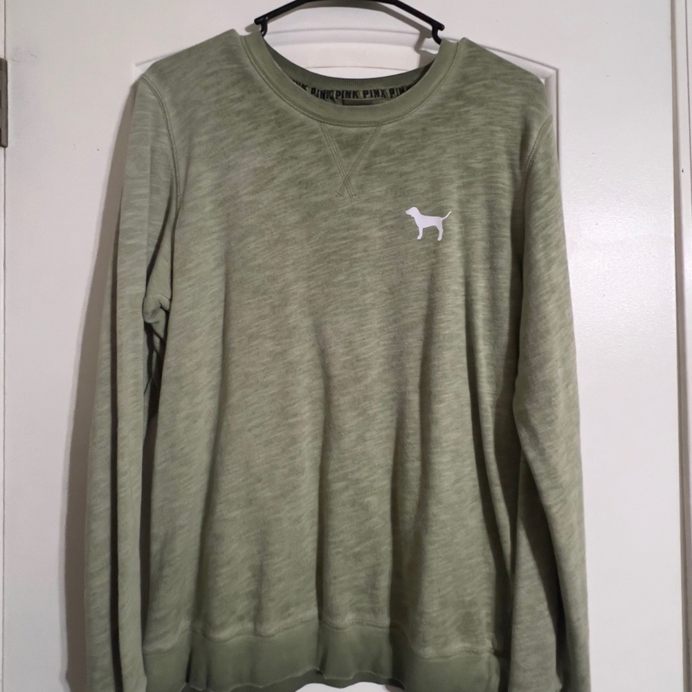 PINK Victoria's Secret Olive Sweatshirt